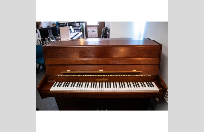 Used Woodchester Polished Mahogany 108 Upright Piano - All Inclusive Premium Package (SN:07116) - Image 1